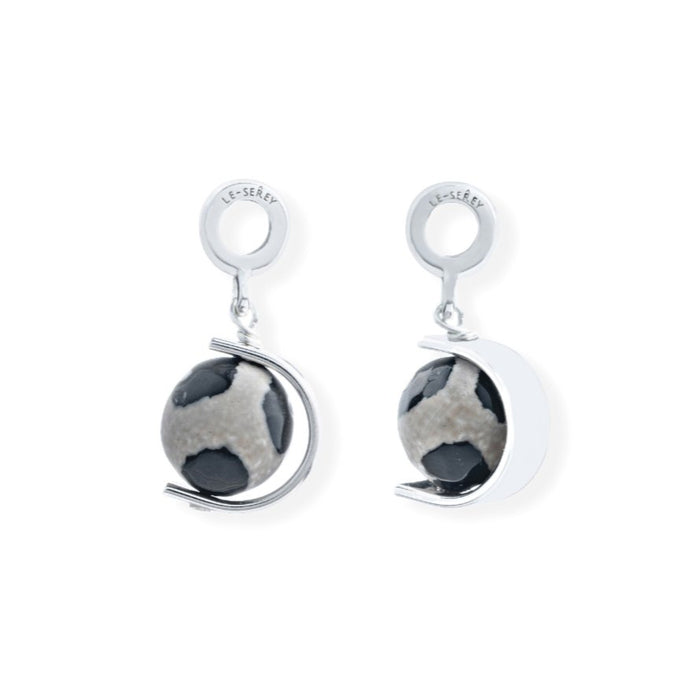 Tibetan Agate Halo Charm - Le Serey