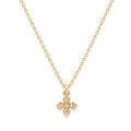 Tiny Cross Pendant Necklace - Le Serey