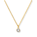 Tiny CZ Diamond Necklace - Le Serey