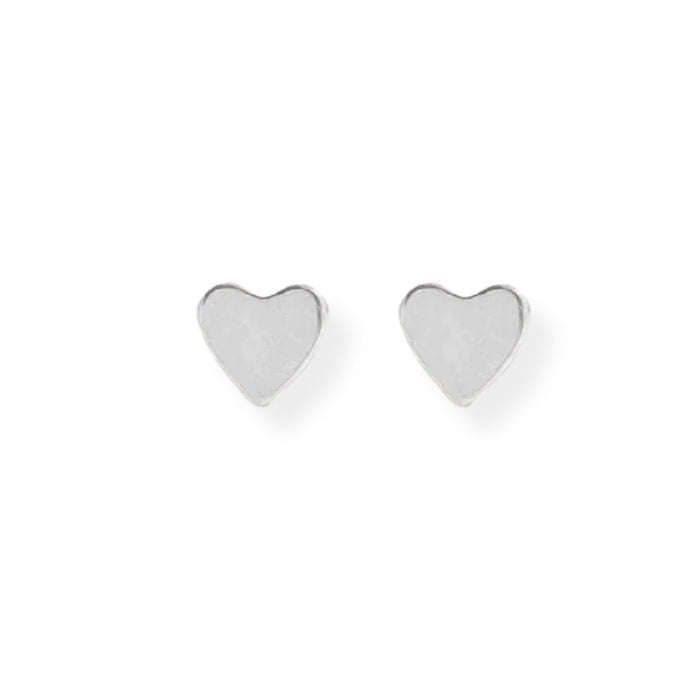 Tiny Heart Stud Earrings - Le Serey