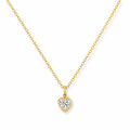 Tiny Hearts CZ Diamond Necklace - Le Serey