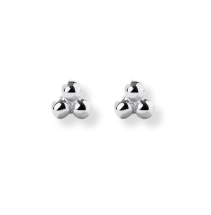 Trio Ball Stud Earrings - Le Serey