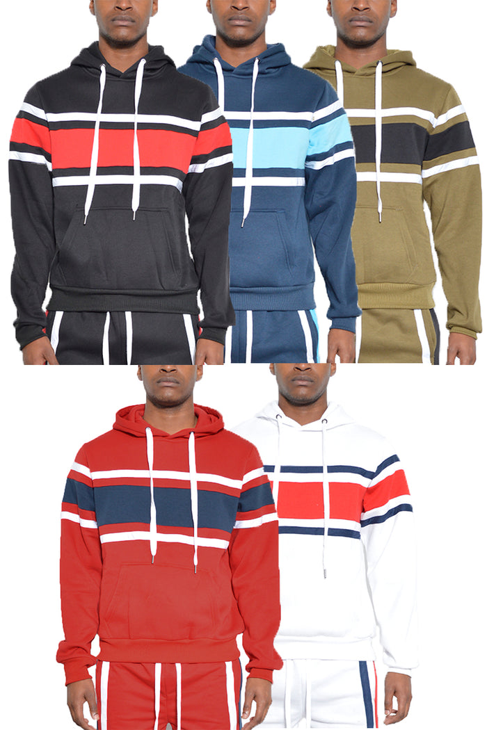 Tripe Cotton Hoodie
