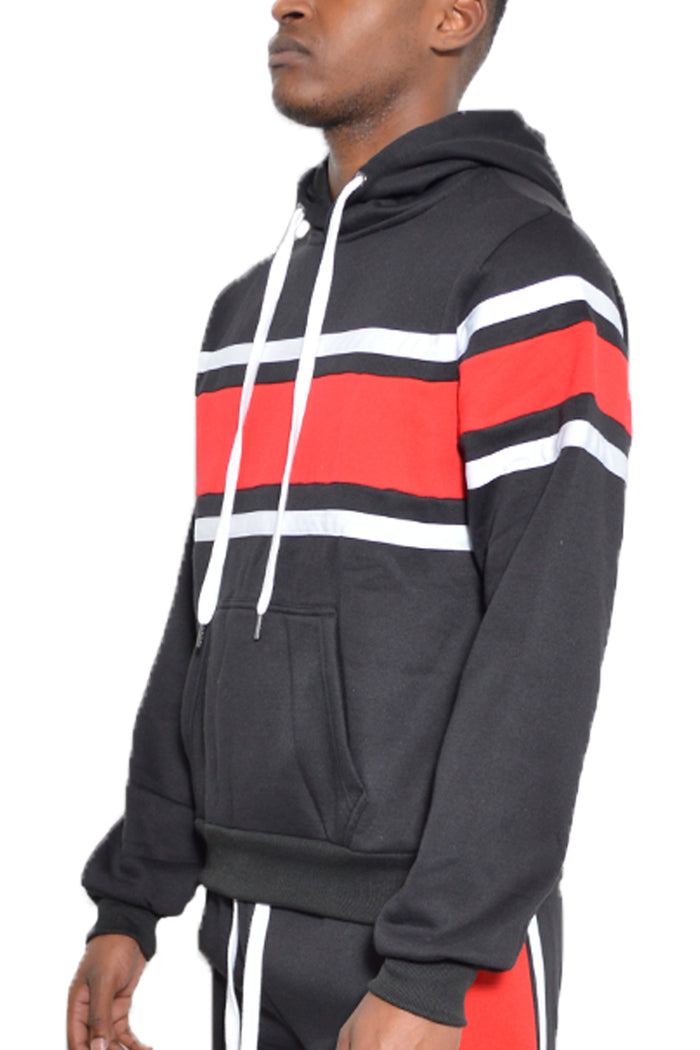 Tripe Cotton Hoodie