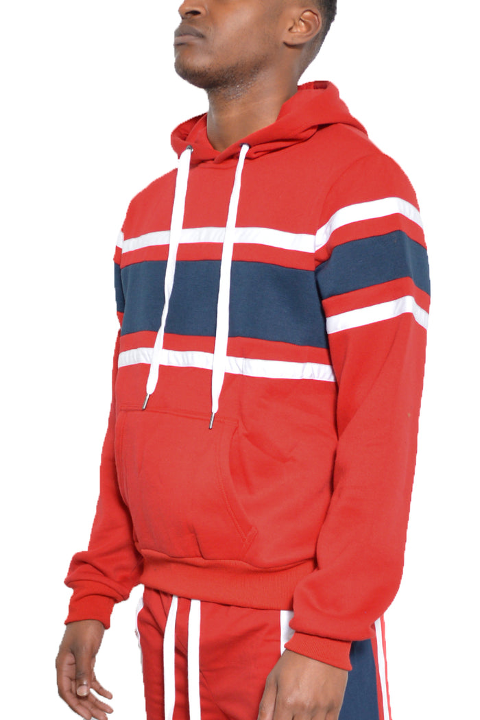 Tripe Cotton Hoodie