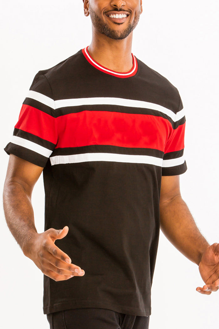 Vertical Color Block Tee