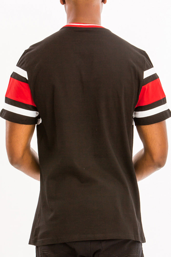 Vertical Color Block Tee