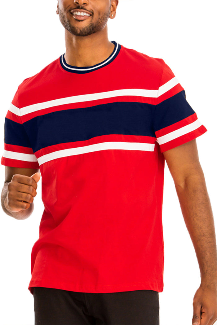 Vertical Color Block Tee