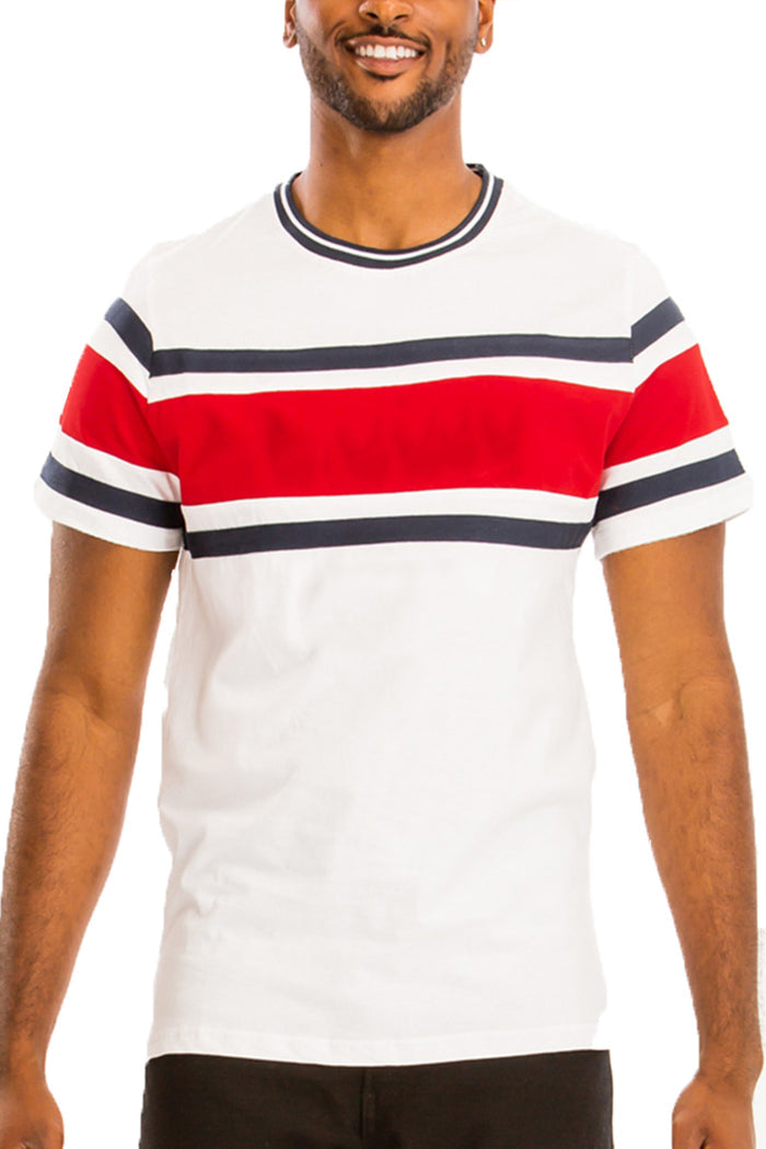 Vertical Color Block Tee