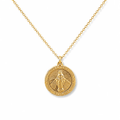 Virgin Mary Coin Necklace - Le Serey