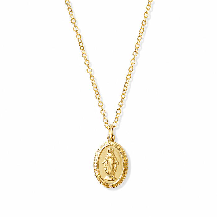 Virgin Mary Pendant Necklace