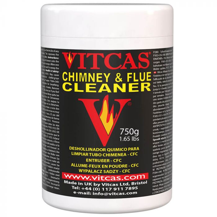 Vitcas CFC Chimney & Flue Cleaner on white background