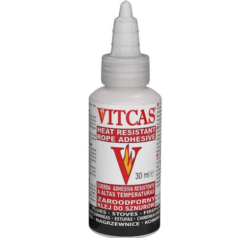 Vitcas White Rope Seal Adhesive 30ml white background