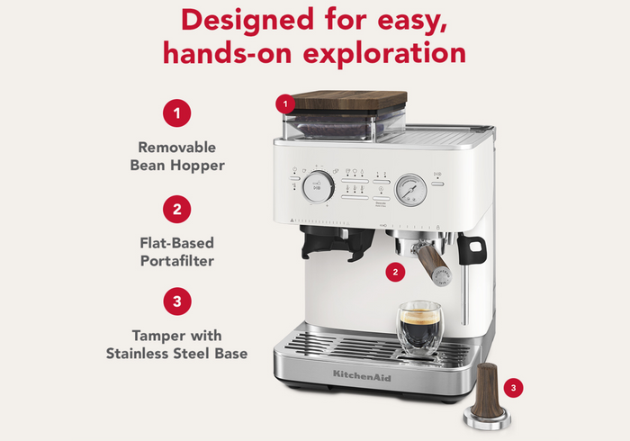 Walnut Wood Espresso Accessory Kit