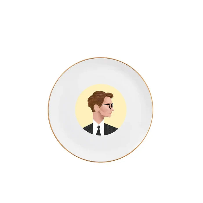 Yves plate Who Icons - Alla Violetta Boutique