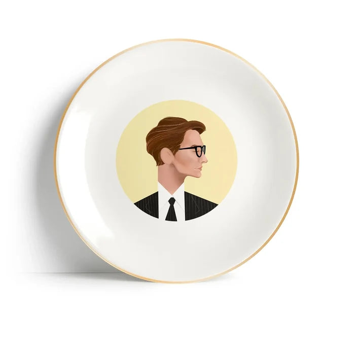 Yves plate Who Icons - Alla Violetta Boutique